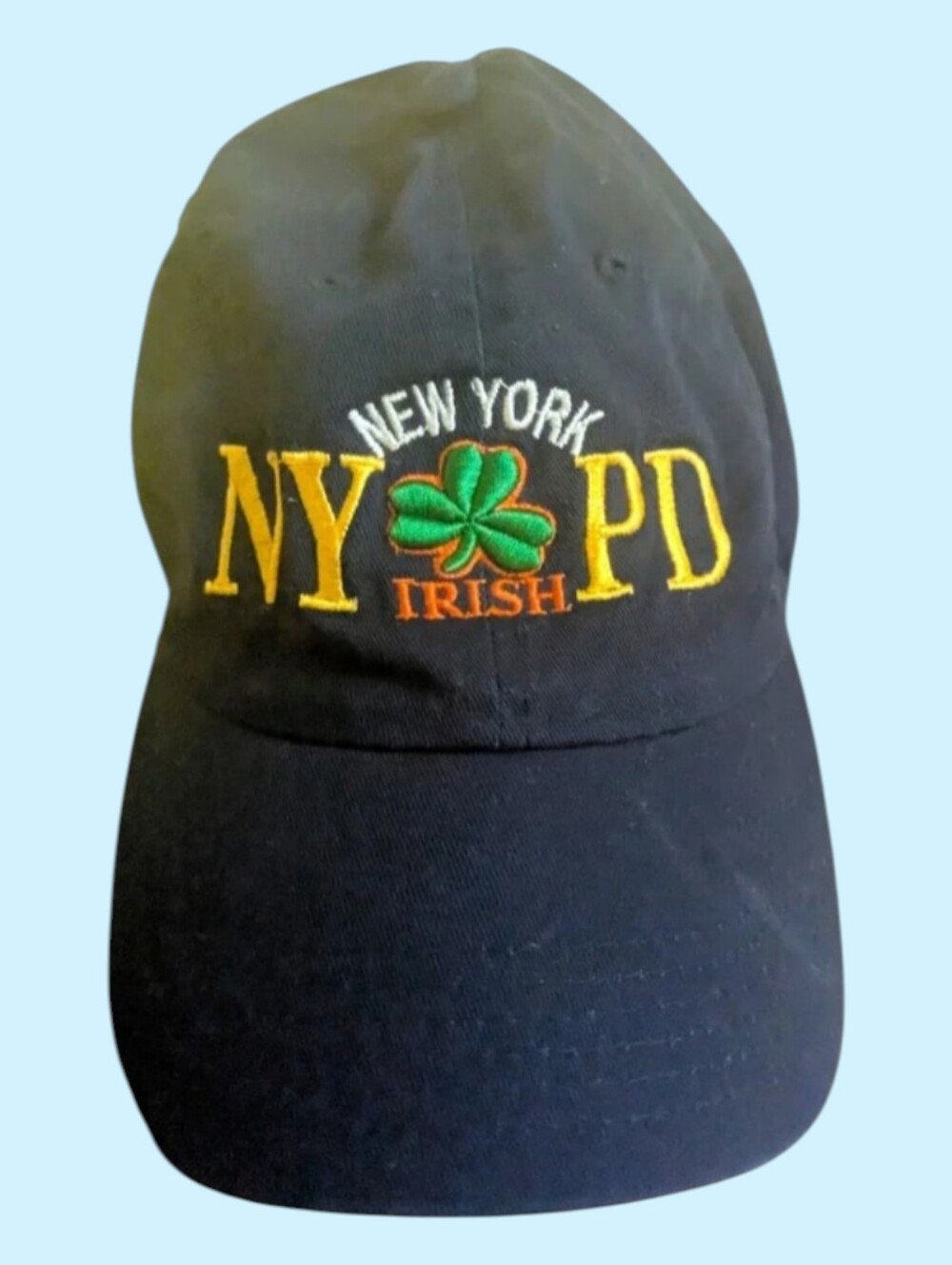 DAD HAT! Navy blue NYPD Irish New York Police Department